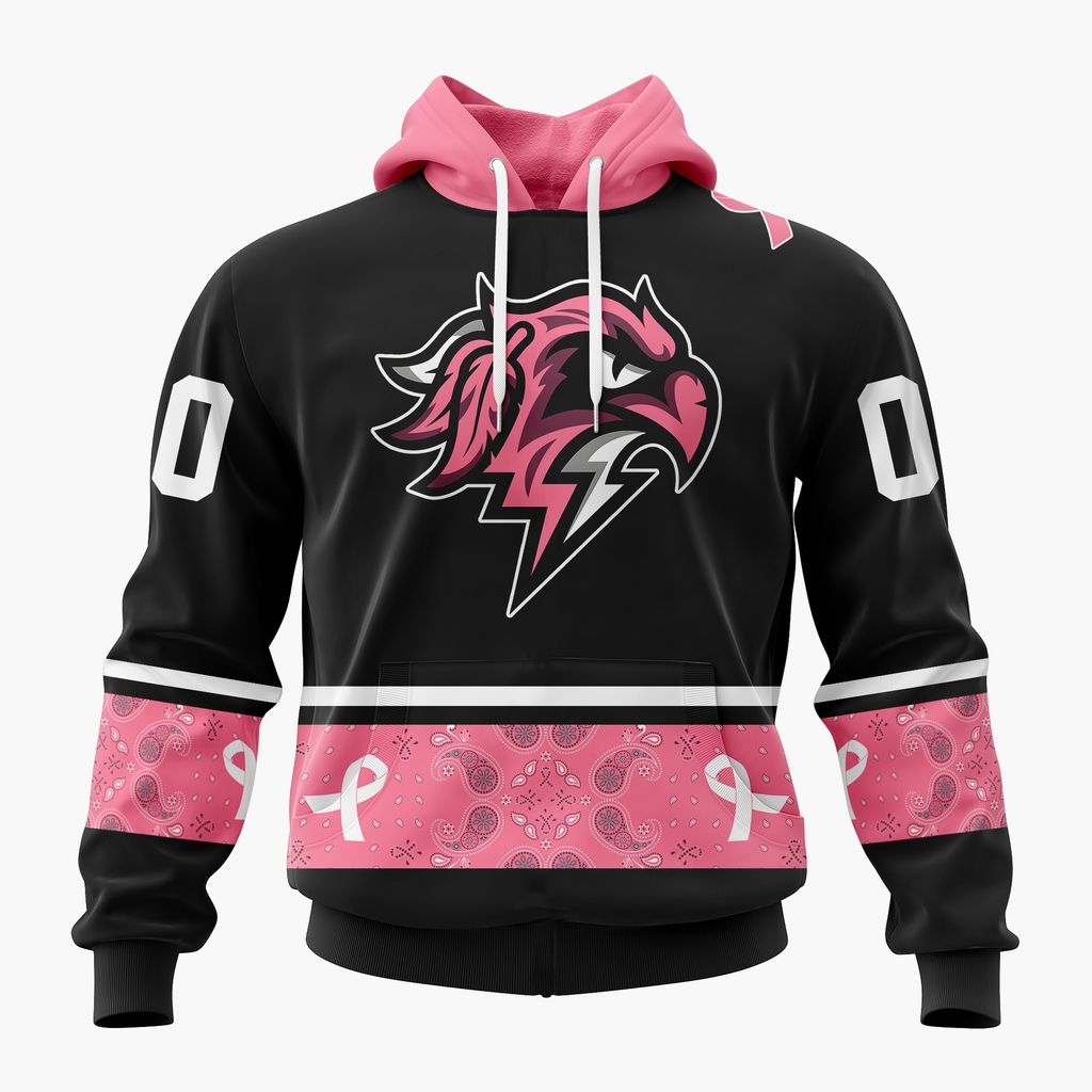 NLL Halifax Thunderbirds Special Pink Fights Breast Cancer Design ST2601