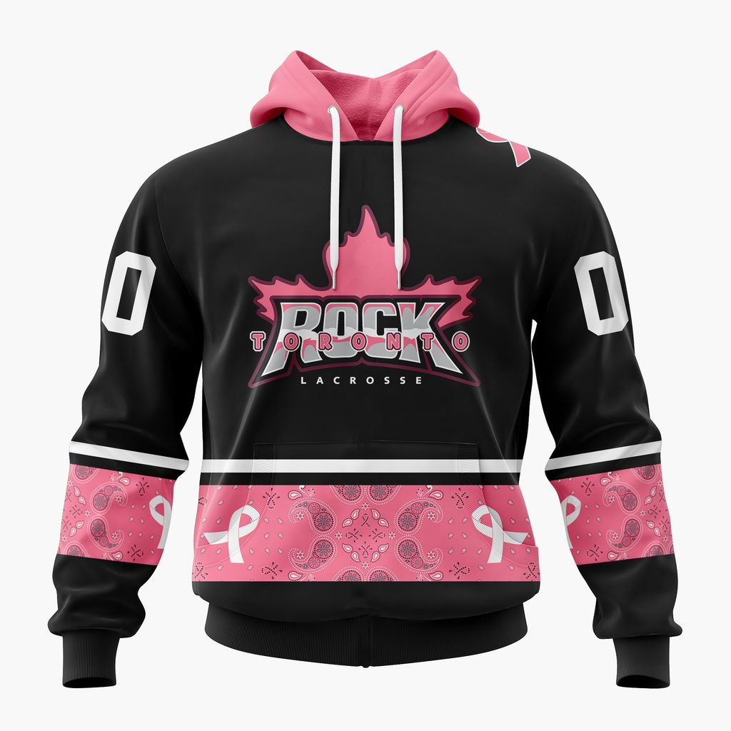 NLL Toronto Rock Special Pink Fights Breast Cancer Design ST2601