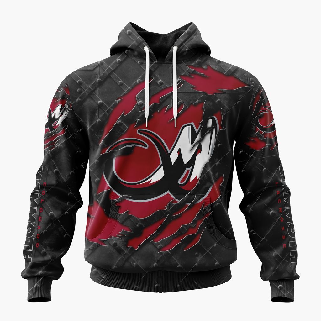 NLL Colorado Mammoth Special Black Metal Design ST2601