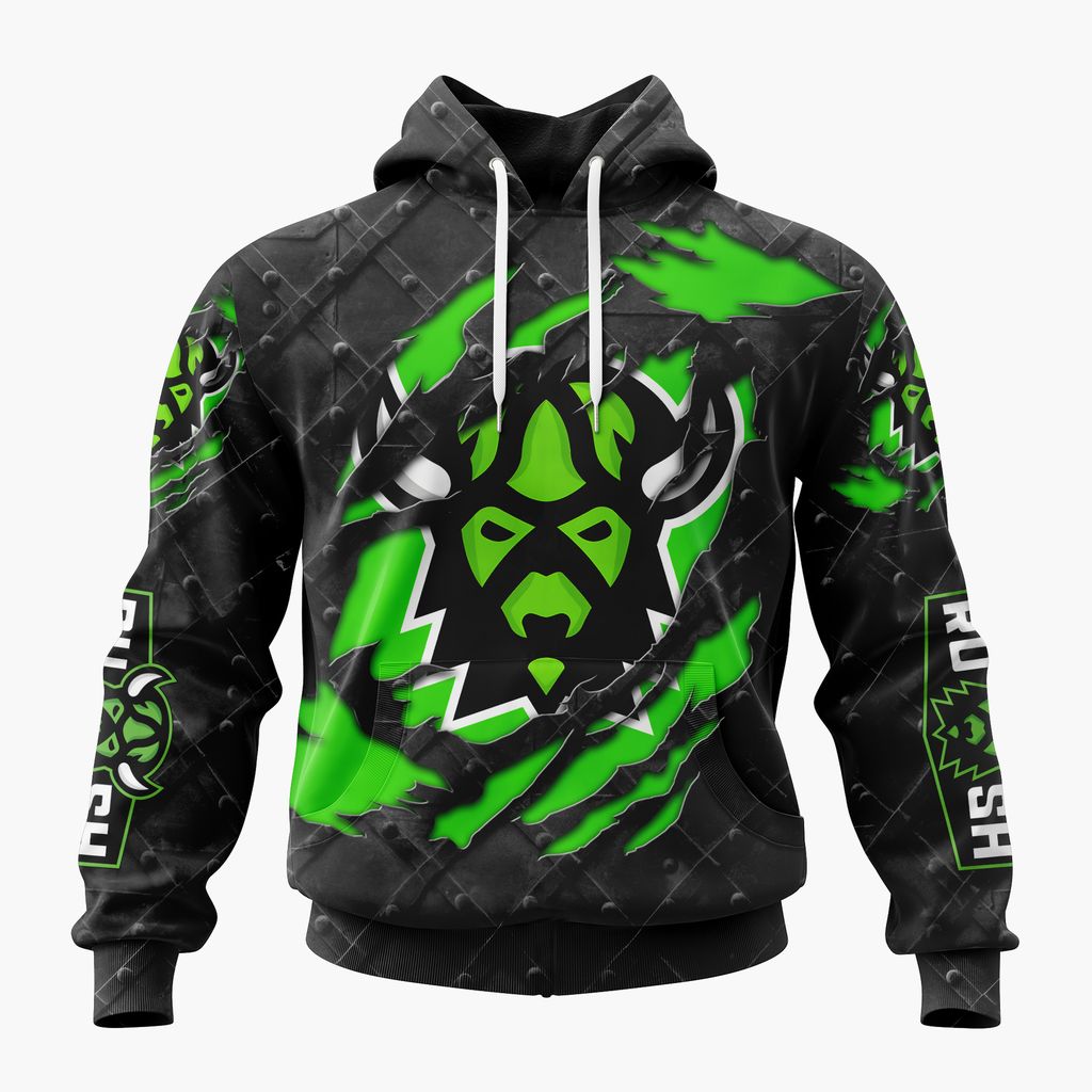 NLL Saskatchewan Rush Special Black Metal Design ST2601