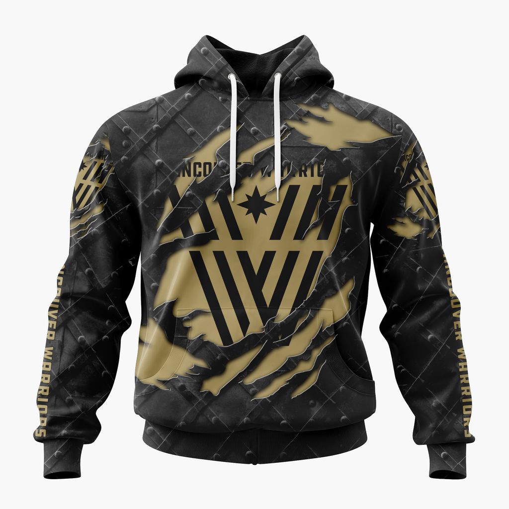 NLL Vancouver Warriors Special Black Metal Design ST2601