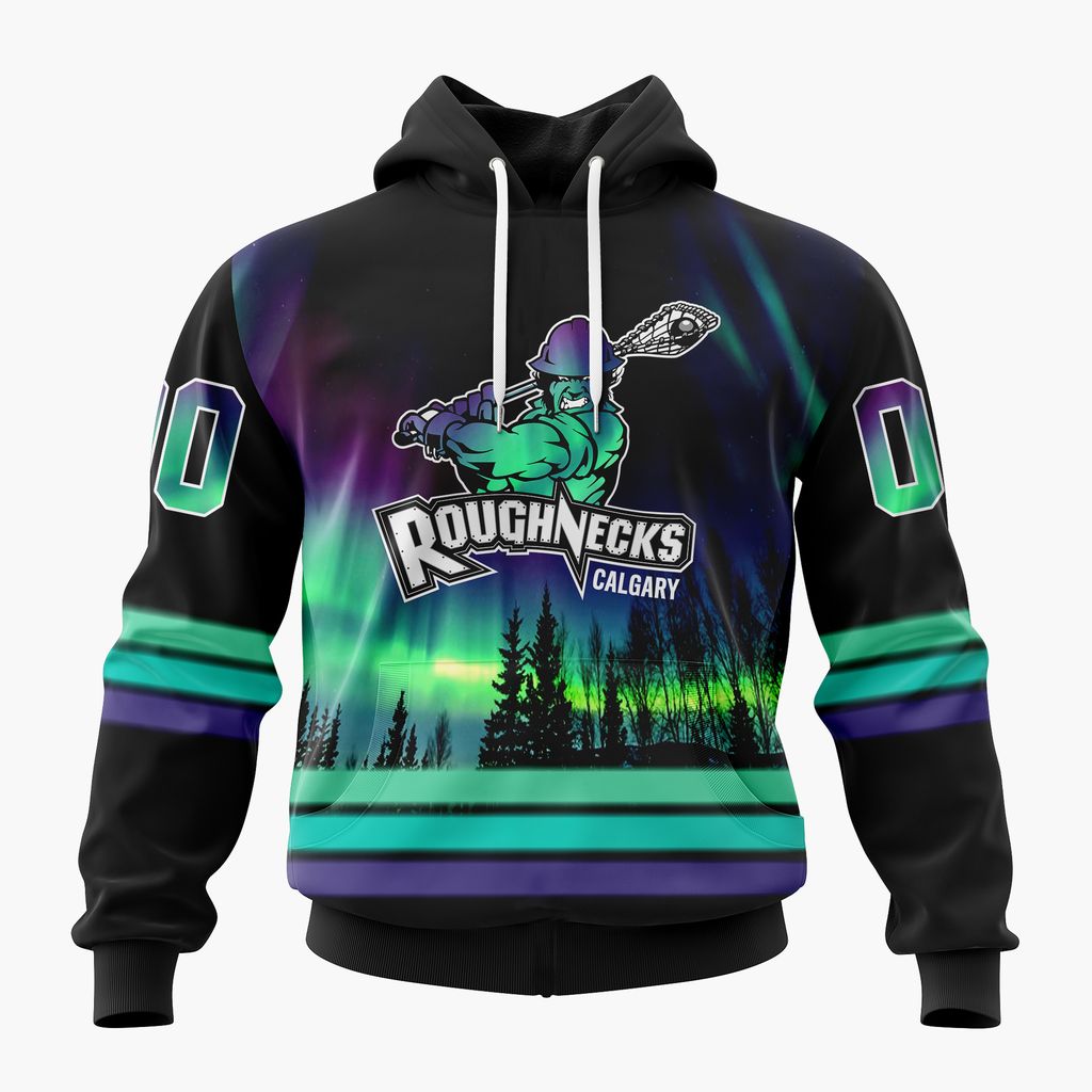 NLL Calgary Roughnecks Special Design With Northern Lights ST2601