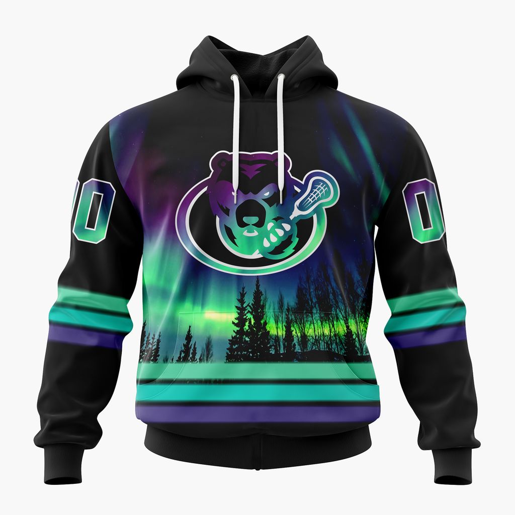 NLL Ottawa Black Bears Special Design With Northern Lights ST2601