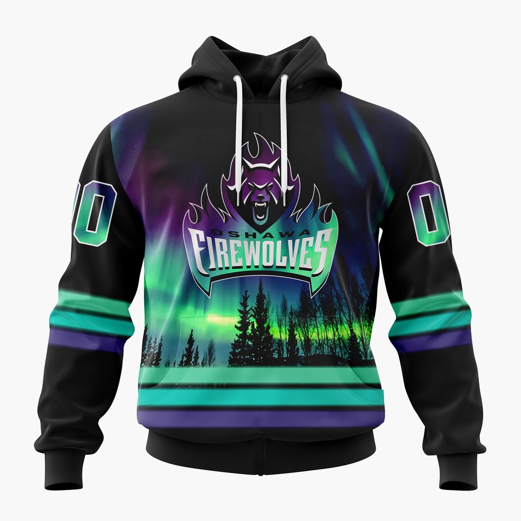 NLL Oshawa FireWolves Special Design With Northern Lights ST2601