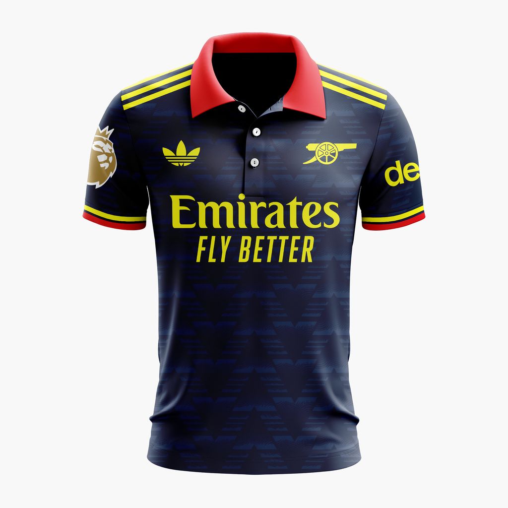 Arsenal Personalized 2026-2027 Premier League Away Polo Design