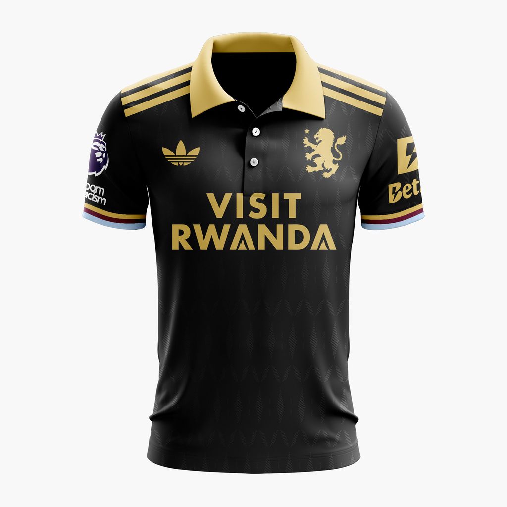 Aston Villa Personalized 2026-27 Away Polo Design
