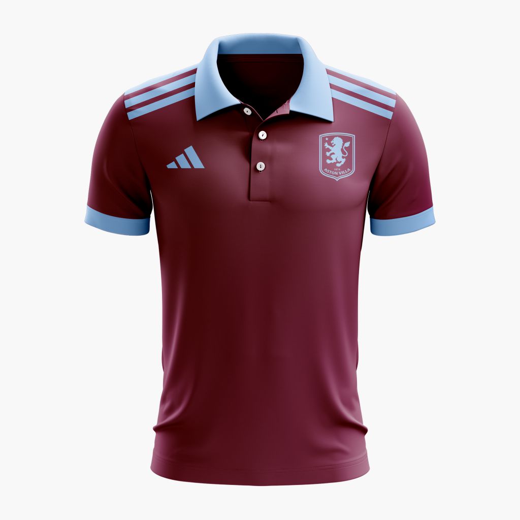 Aston Villa Personalized 2026-27 Home Polo Design