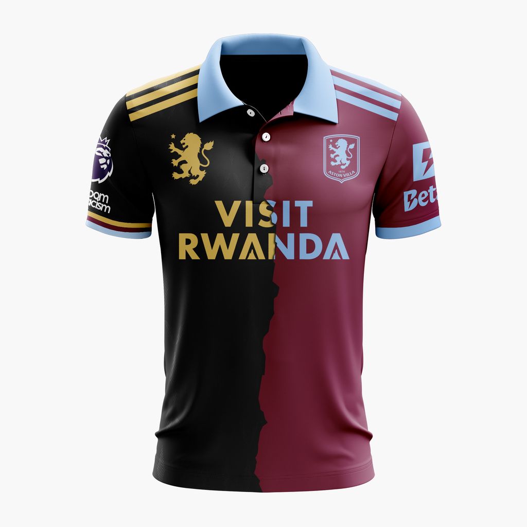 Aston Villa Personalized 2026-27 Home Mix Away Polo Design