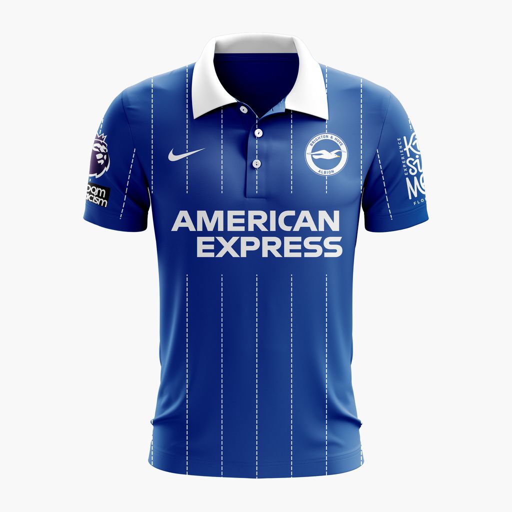 Brighton & Hove Albion Personalized 2026-27 Home Polo Design