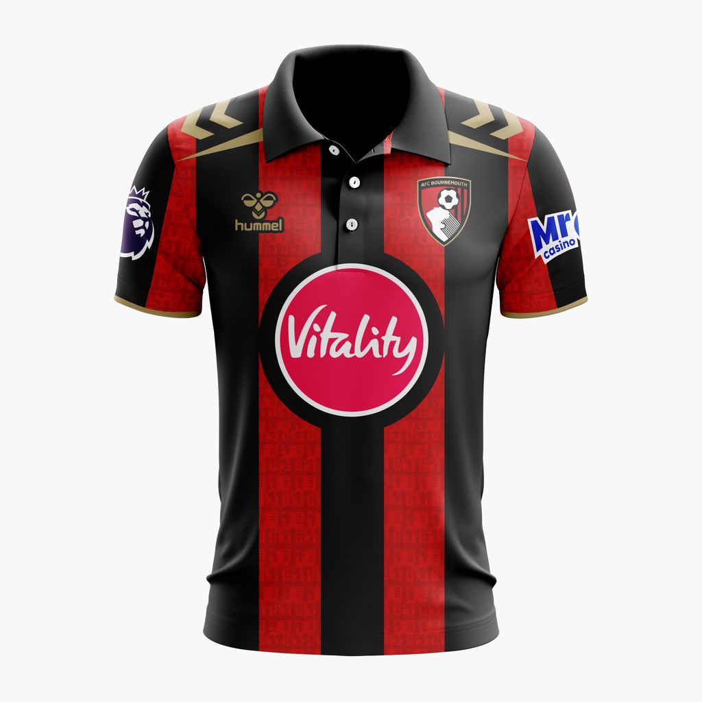 Bournemouth Personalized 2026-27 Home Polo Design