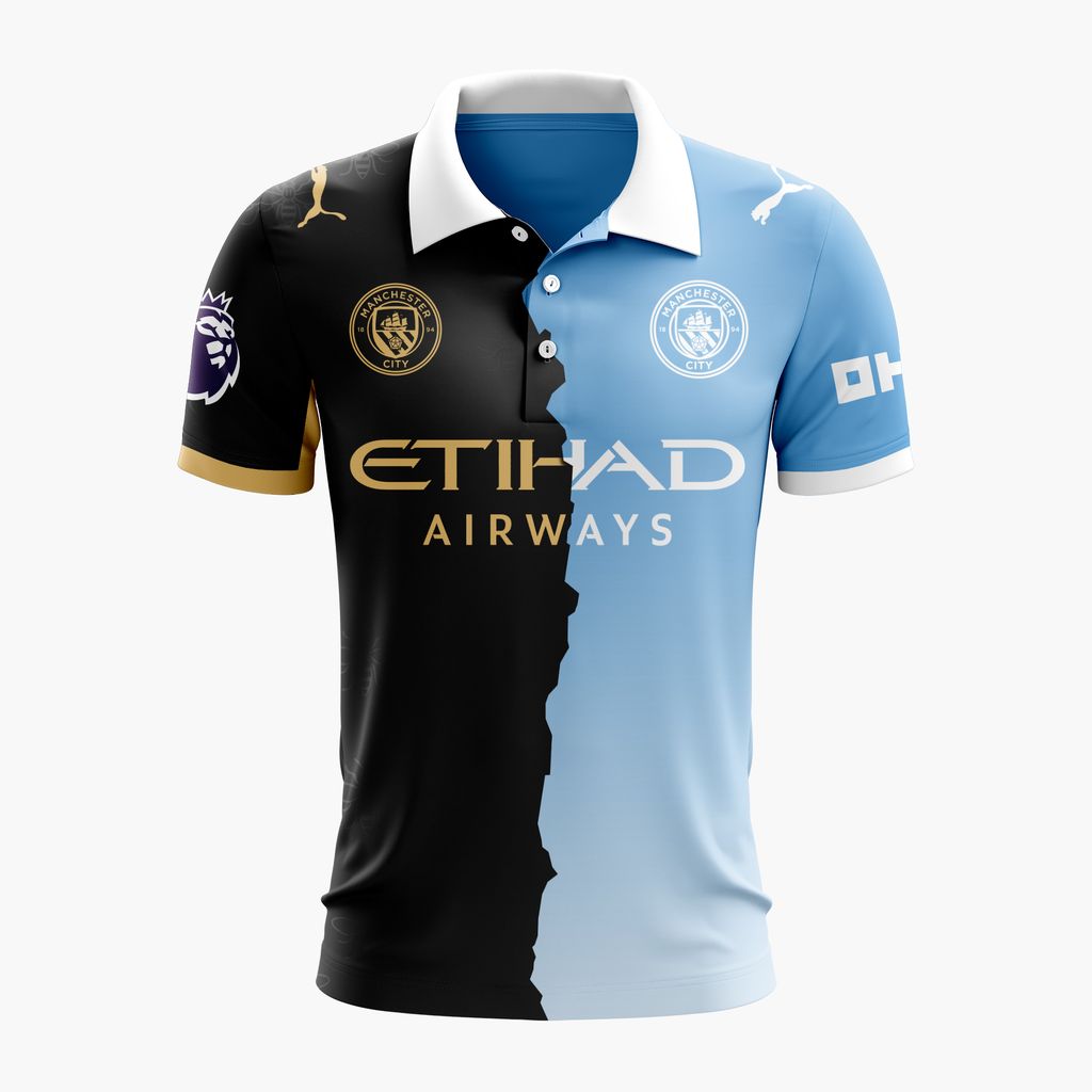Manchester City Personalized 2026-27 Home Mix Away Polo Design