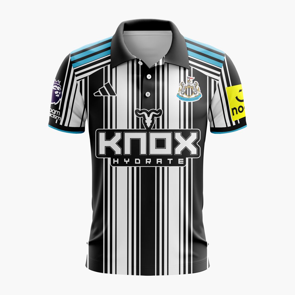 Newcastle United Personalized 2026-27 Premier League Home Polo Design