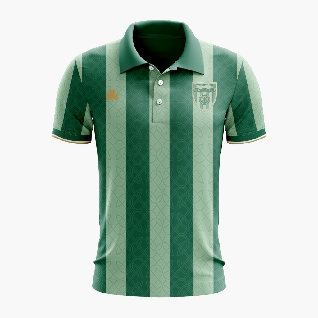 Sunderland Personalized St. Patrick's Day Polo Design ST2601