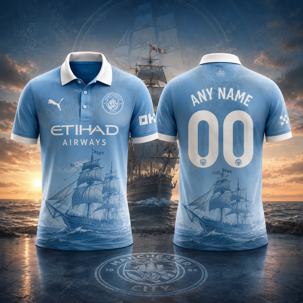 Manchester City Personalized Ship Heritage Design ST2602