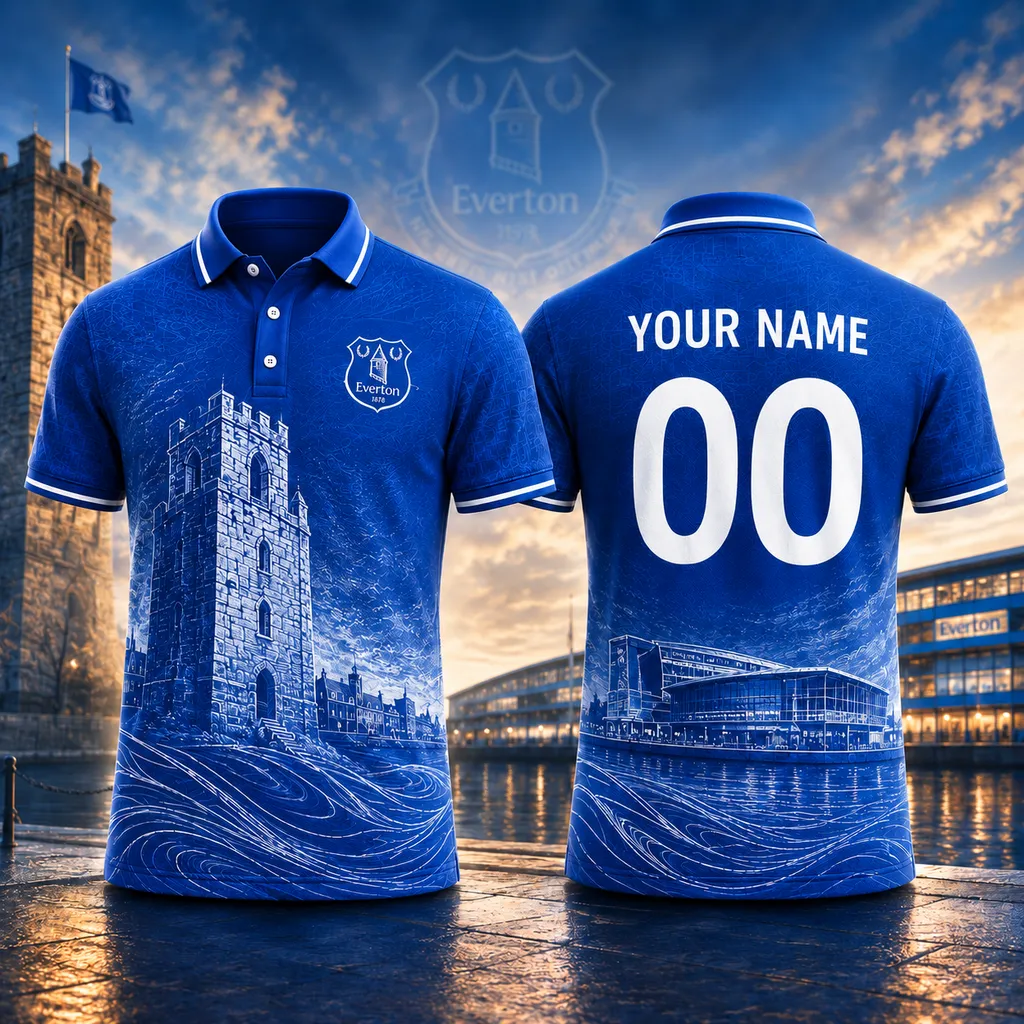 Everton Personalized Forever Blue Tower Heritage Design ST2601