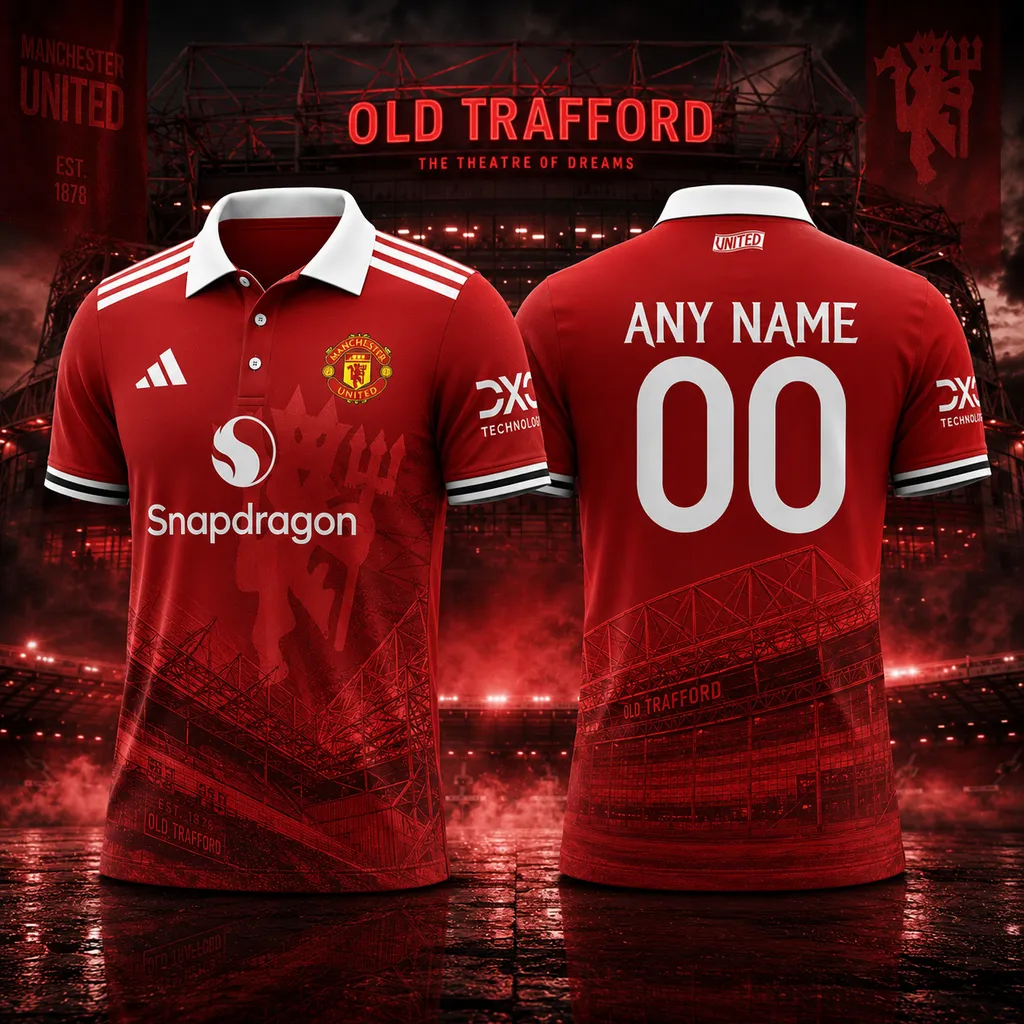 Manchester United Personalized Red Devil Heritage Design ST2601
