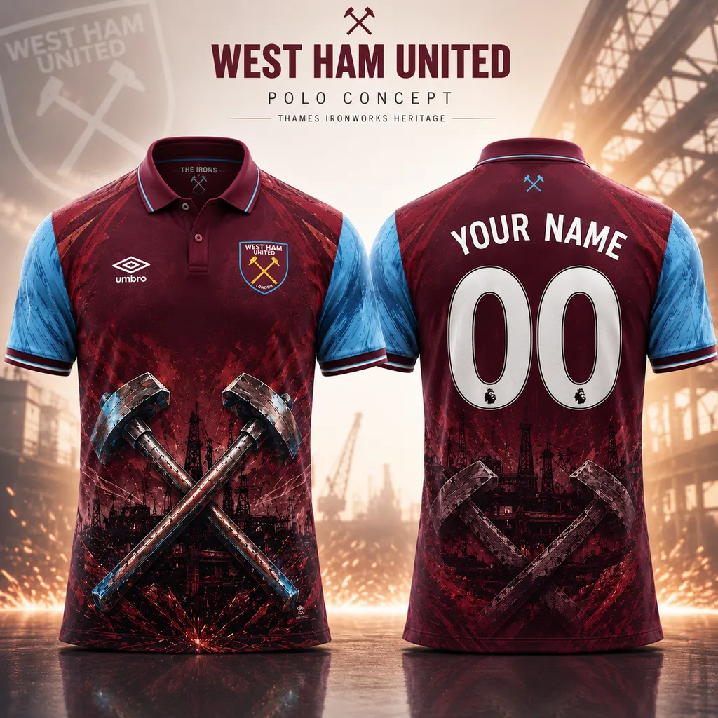 West Ham United Personalized Hammers Heritage Design ST2601
