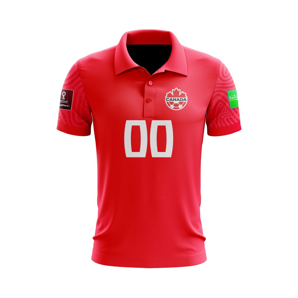 Canada National Team Red Polo 2022 90wears Shop