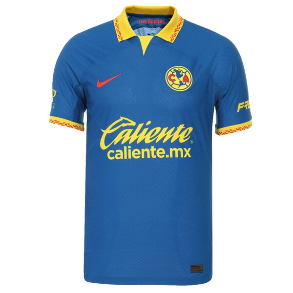 LIGA MX Club America 2023 - 2024 Home Aztec Design Polo Shirt