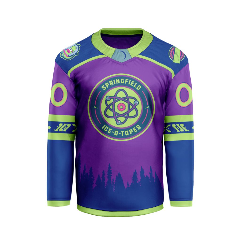 AHL Springfield Thunderbirds Personalized 2025/26 Ice-O-Topes Night V-shaped Hockey Jersey