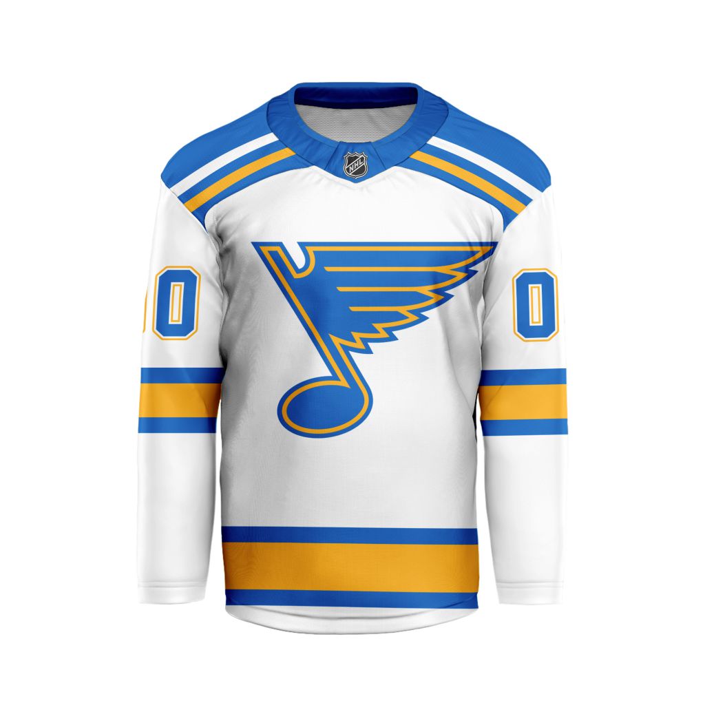 NHL St. Louis Blues Personalized New 2025/2026 Away Design V-shaped Hockey Jersey