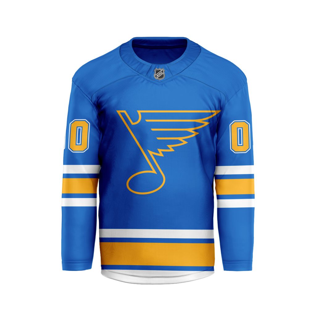 NHL St. Louis Blues Personalized New 2025/2026 Home Design V-shaped Hockey Jersey