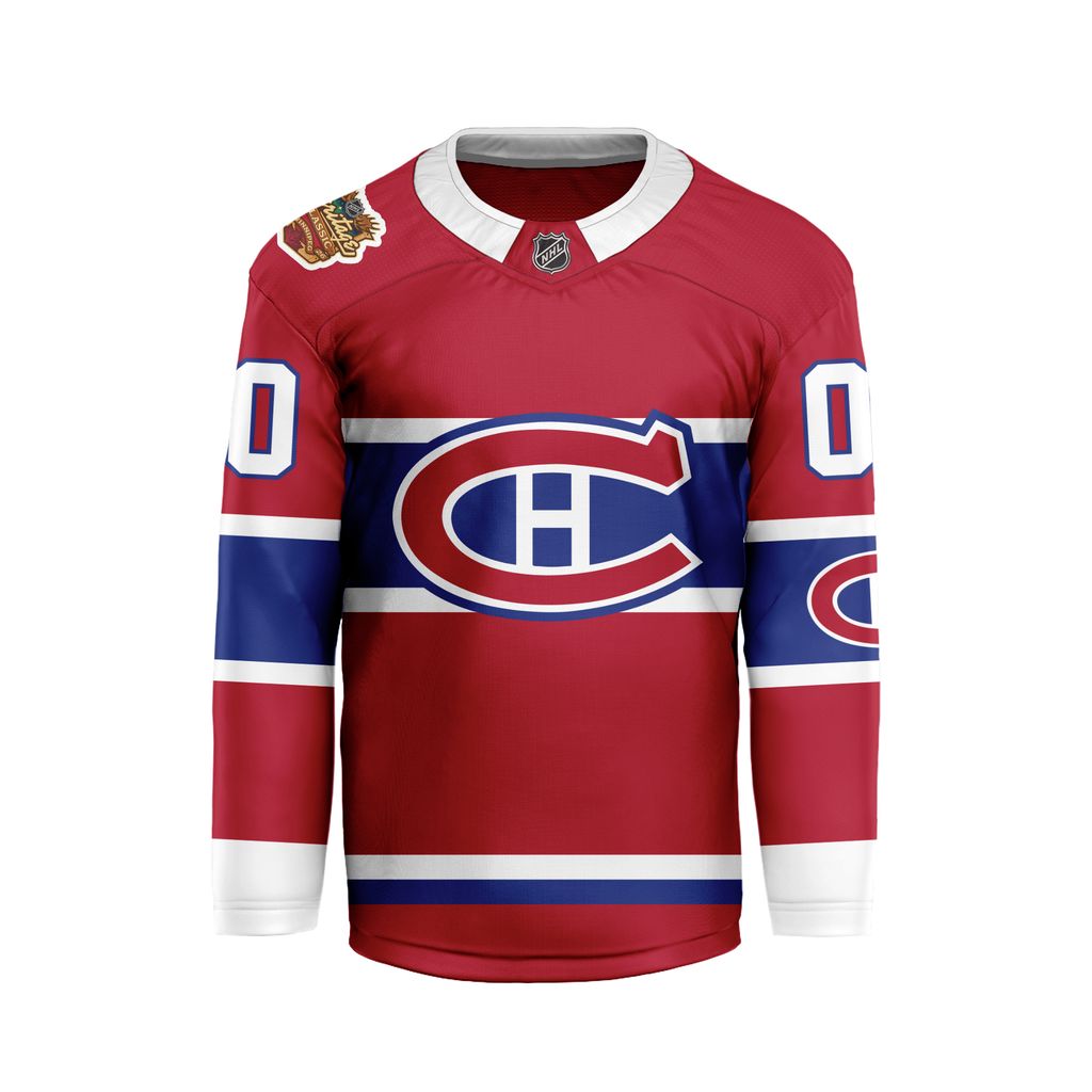 NHL Montreal Canadiens Personalized 2026-27 Heritage Classic V-shaped Hockey Jersey