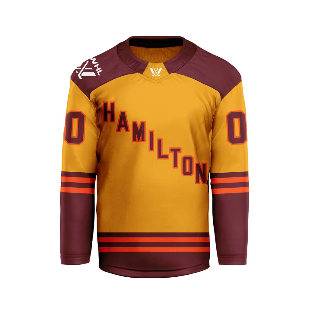 PWHL Hamilton Personalized 2026-27 Home V-shaped Hockey Jersey