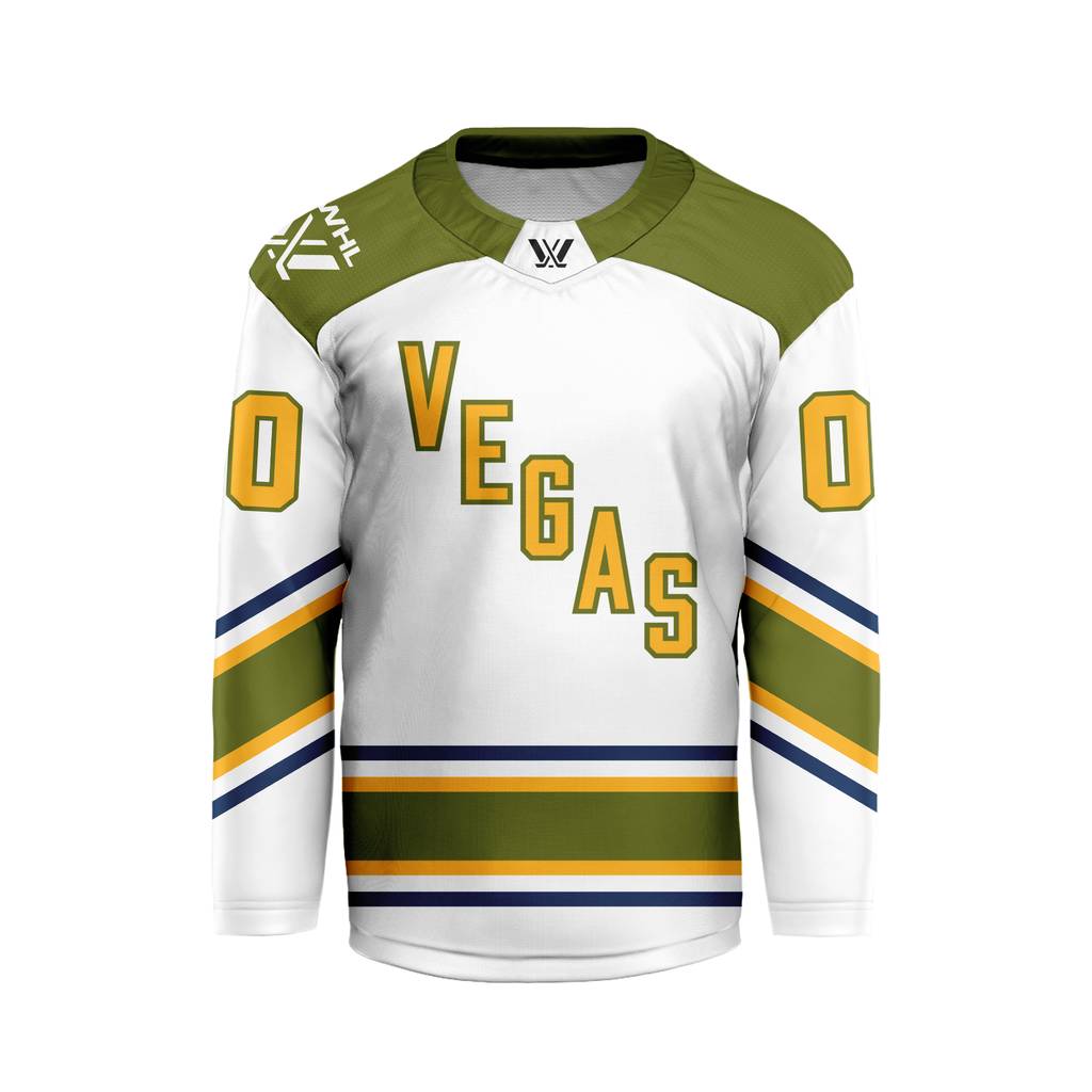 PWHL Las Vegas Personalized 2026-27 Away V-shaped Hockey Jersey
