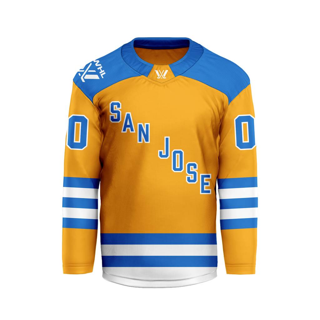 PWHL San Jose Personalized 2026-27 Home V-shaped Hockey Jersey