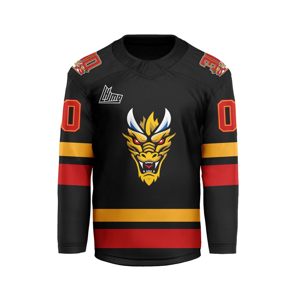 QMJHL Baie-Comeau Drakkar Personalized 2026-27 Alternate V-shaped Hockey Jersey