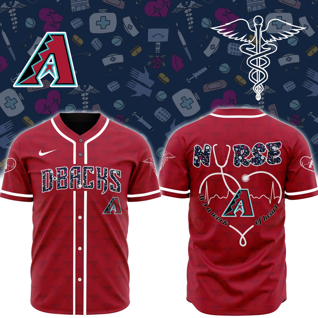 Premium MLB Arizona Diamondbacks Happy International Nurses Day Baseball Jersey NMD