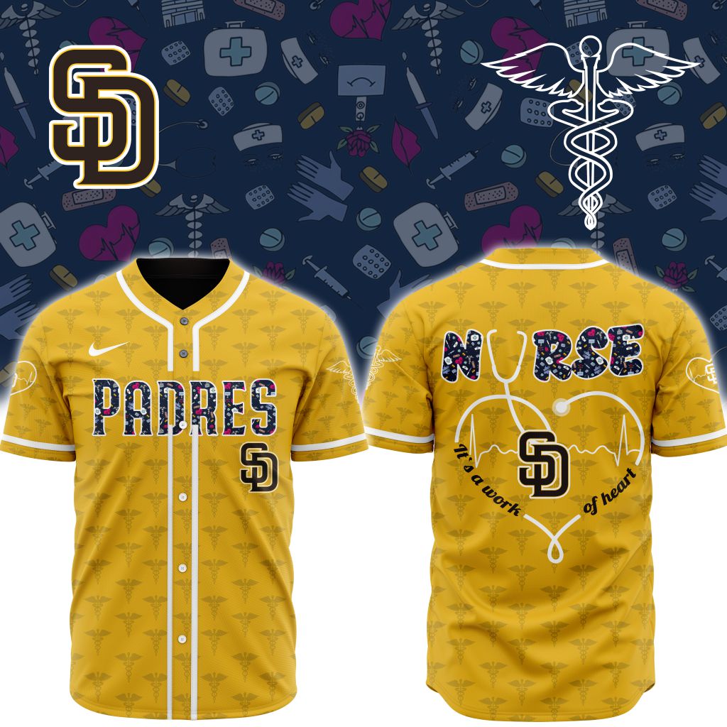 Premium MLB San Diego Padres Happy International Nurses Day Baseball Jersey NMD