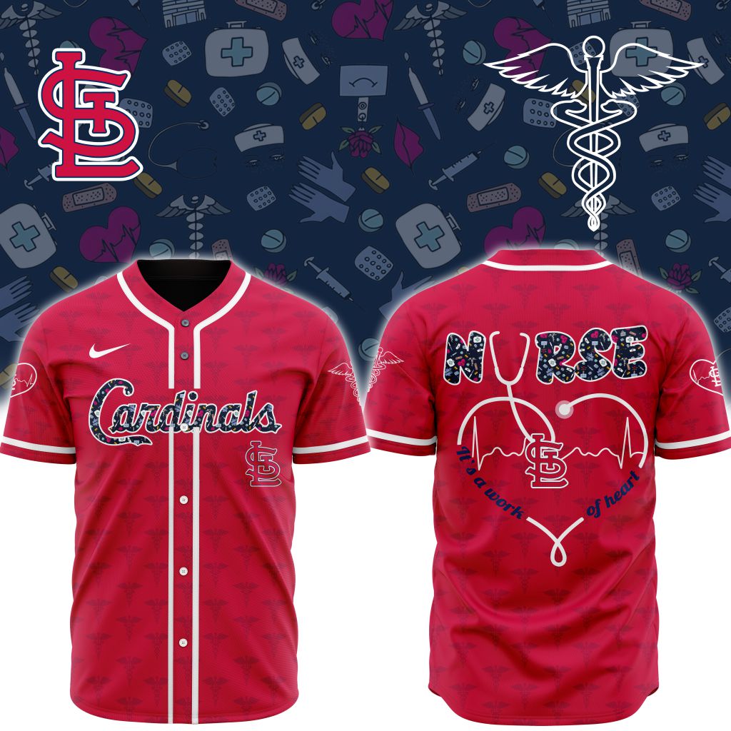 Premium MLB St. Louis Cardinals Happy International Nurses Day Baseball Jersey NMD
