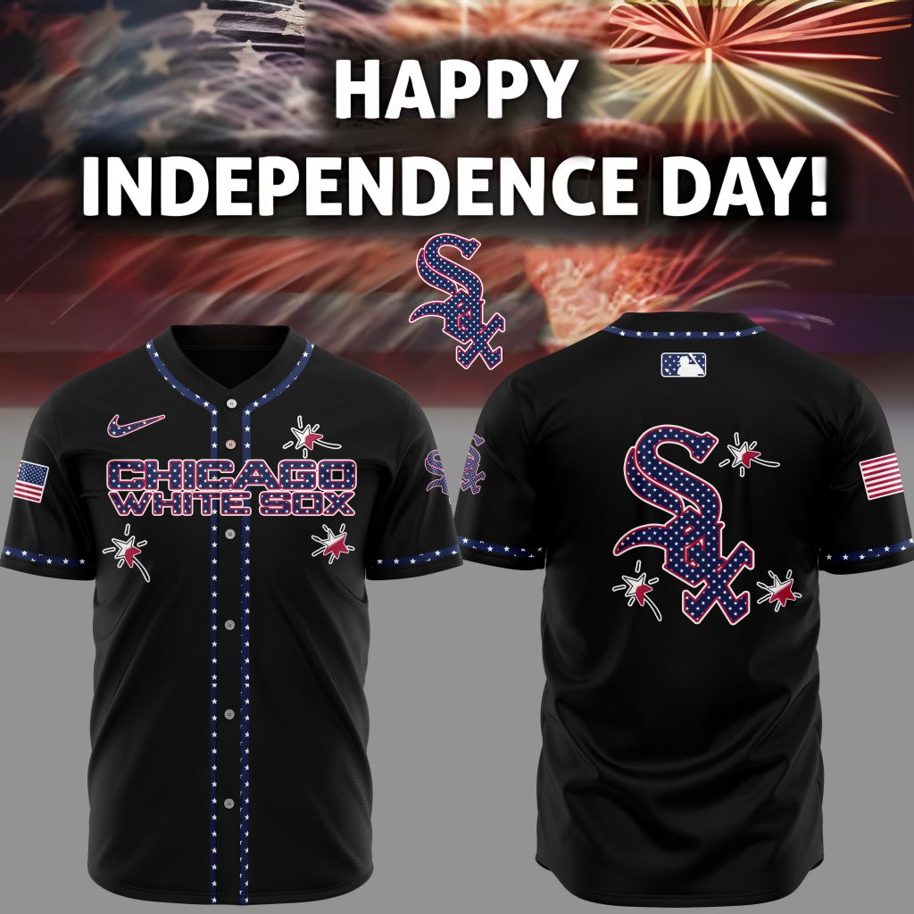 Premium MLB Chicago White Sox Happy Independence Day Baseball Jersey NMD