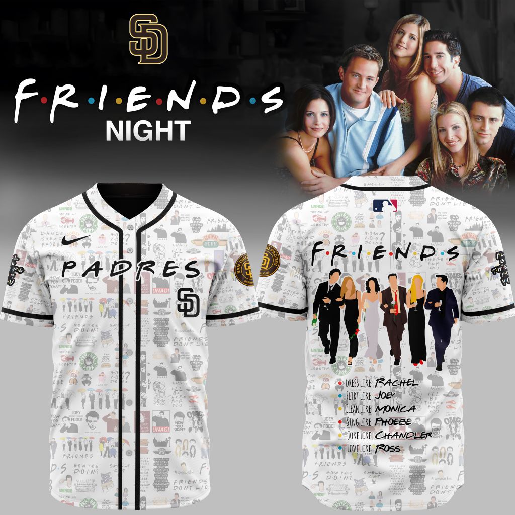 Premium MLB San Diego Padres X Friends Baseball Jersey NMD