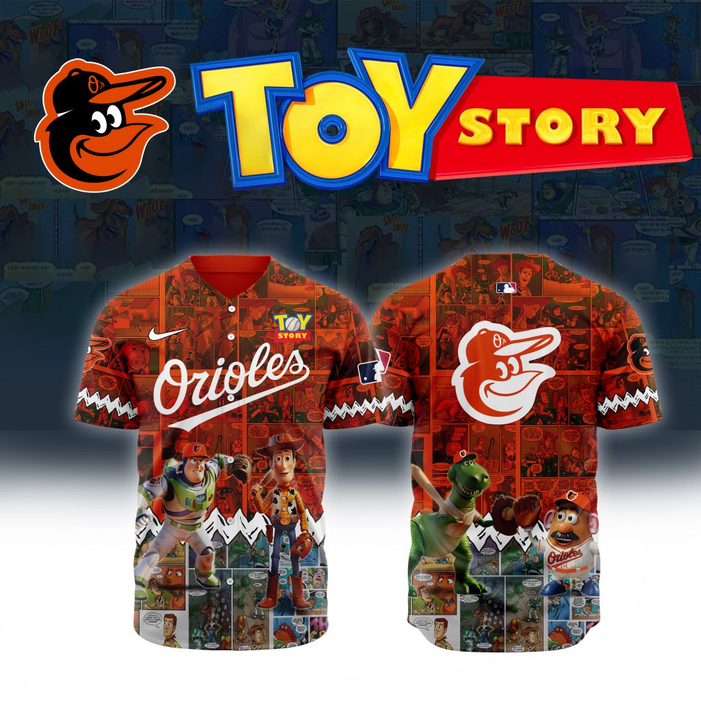 Premium MLB Baltimore Orioles X Toy Story Baseball Jersey NMD