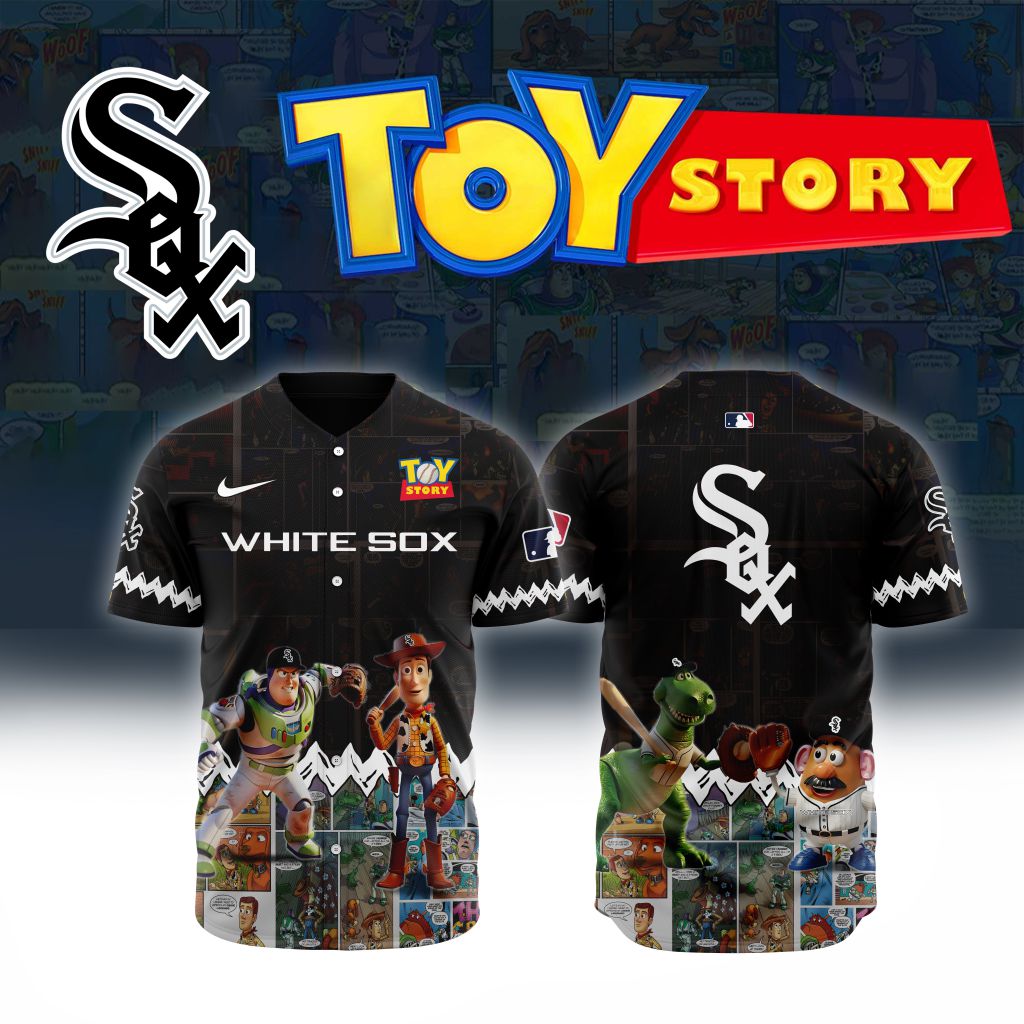 Premium MLB Chicago White Sox X Toy Story Baseball Jersey NMD