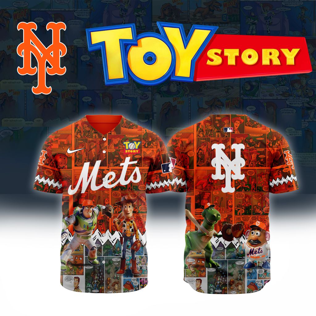 Premium MLB New York Mets X Toy Story Baseball Jersey NMD