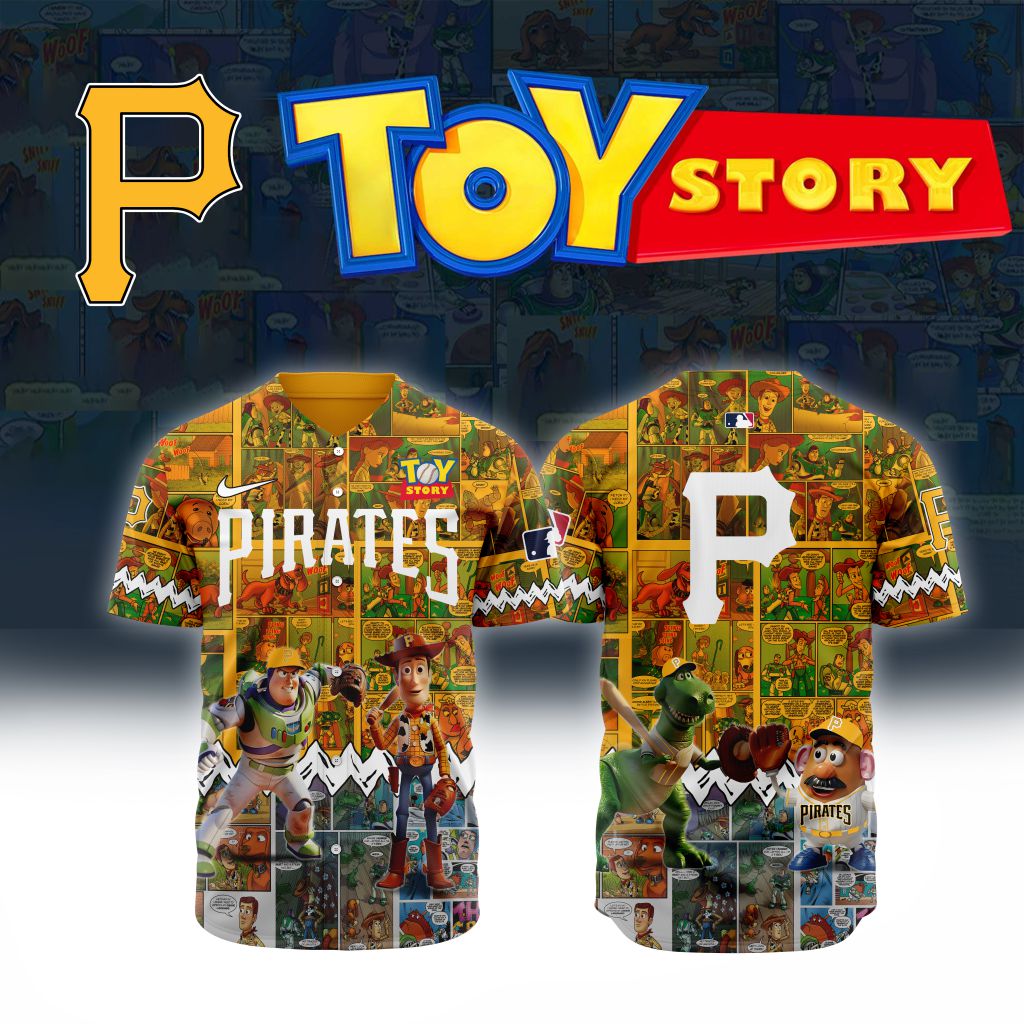 Premium MLB Pittsburgh Pirates X Toy Story Baseball Jersey NMD