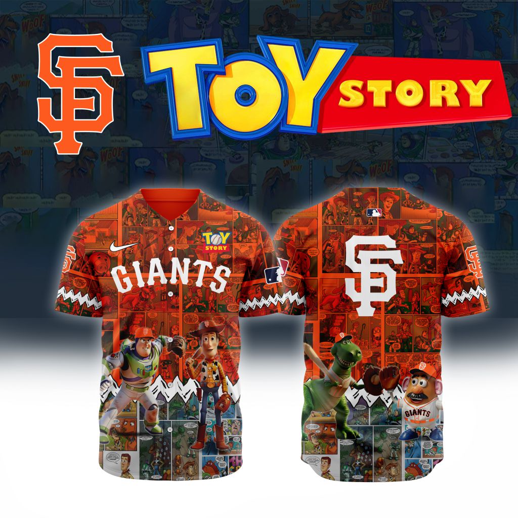 Premium MLB San Francisco Giants X Toy Story Baseball Jersey NMD