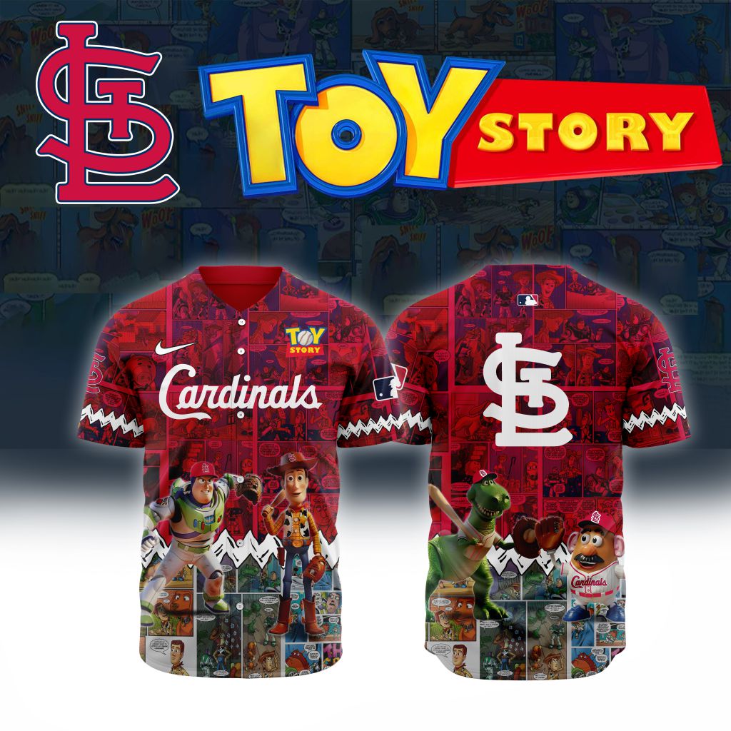 Premium MLB St. Louis Cardinals X Toy Story Baseball Jersey NMD