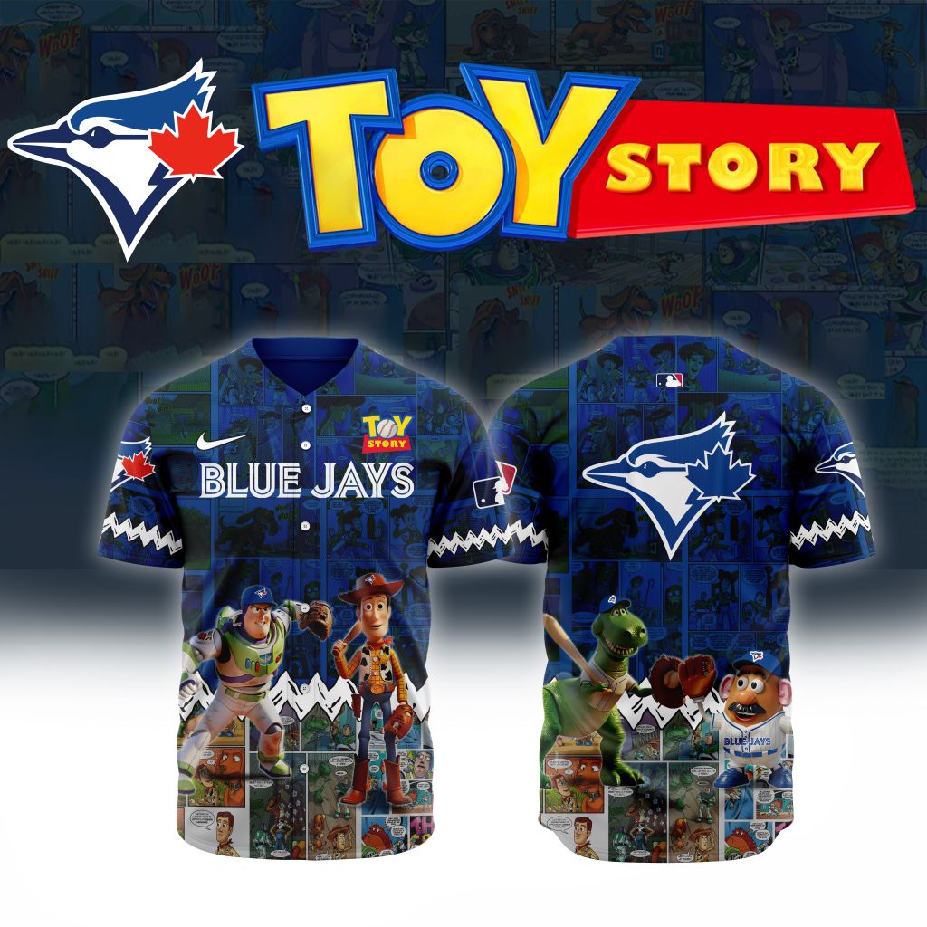 Premium MLB Toronto Blue Jays X Toy Story Baseball Jersey NMD