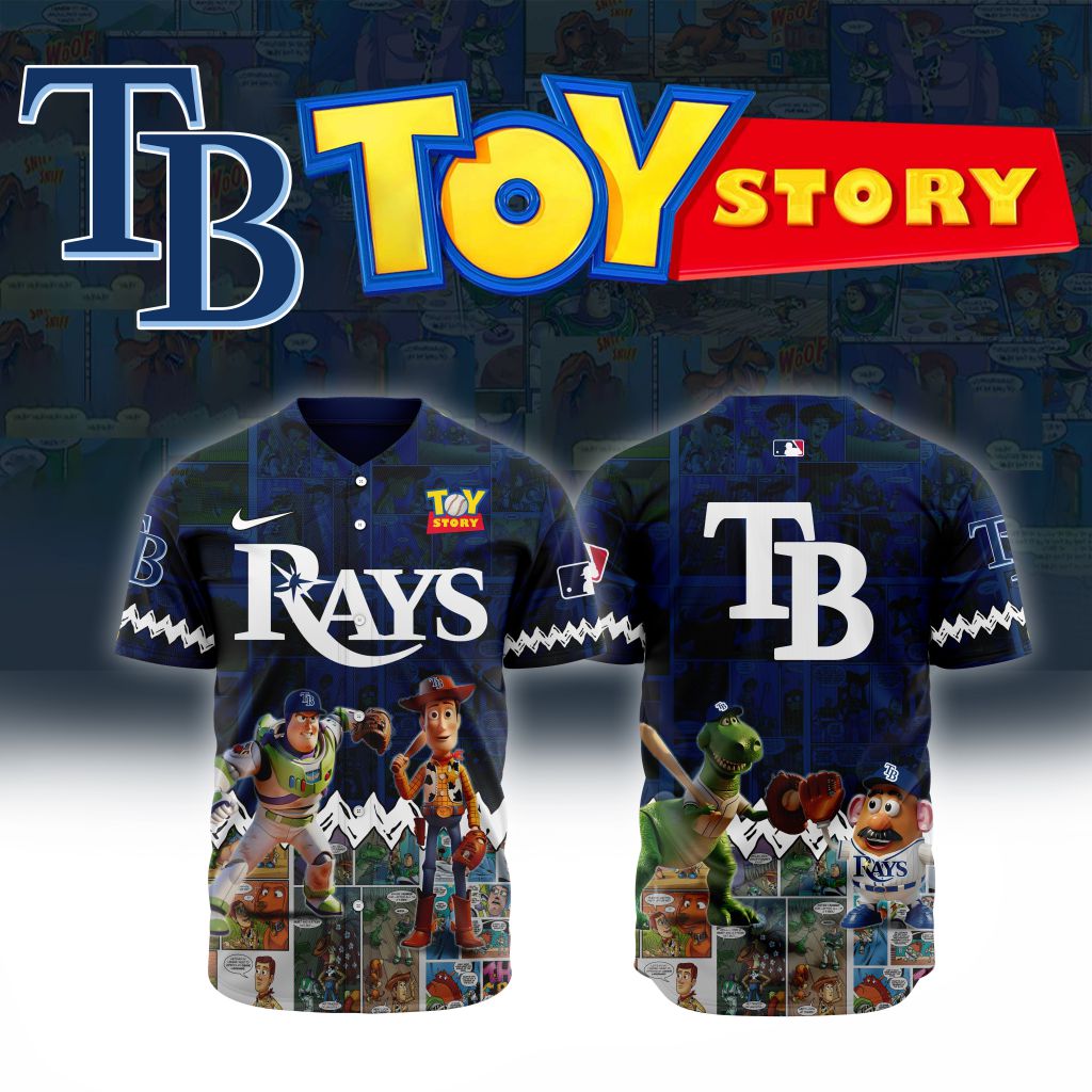 Premium MLB Tampa Bay Rays X Toy Story Baseball Jersey NMD