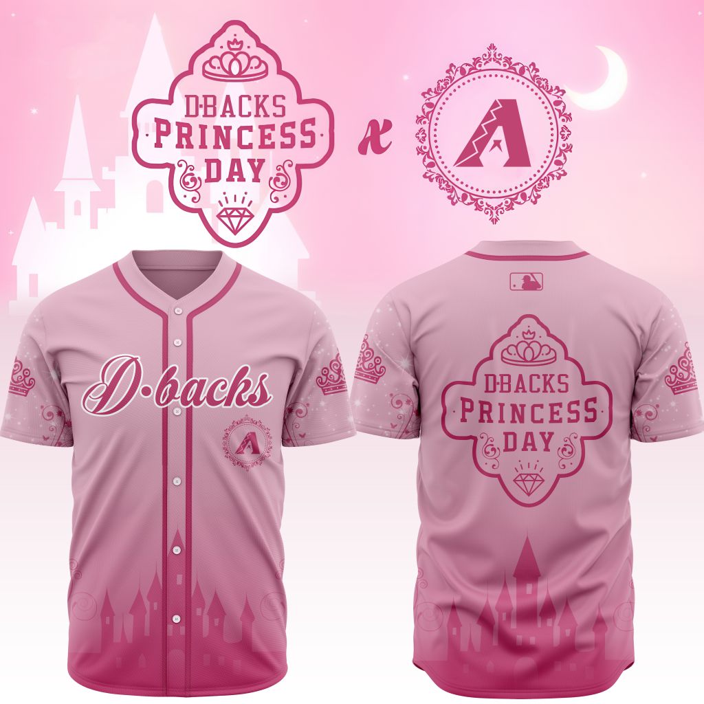 Premium MLB Arizona Diamondbacks Princess Day Baseball Jersey NMD