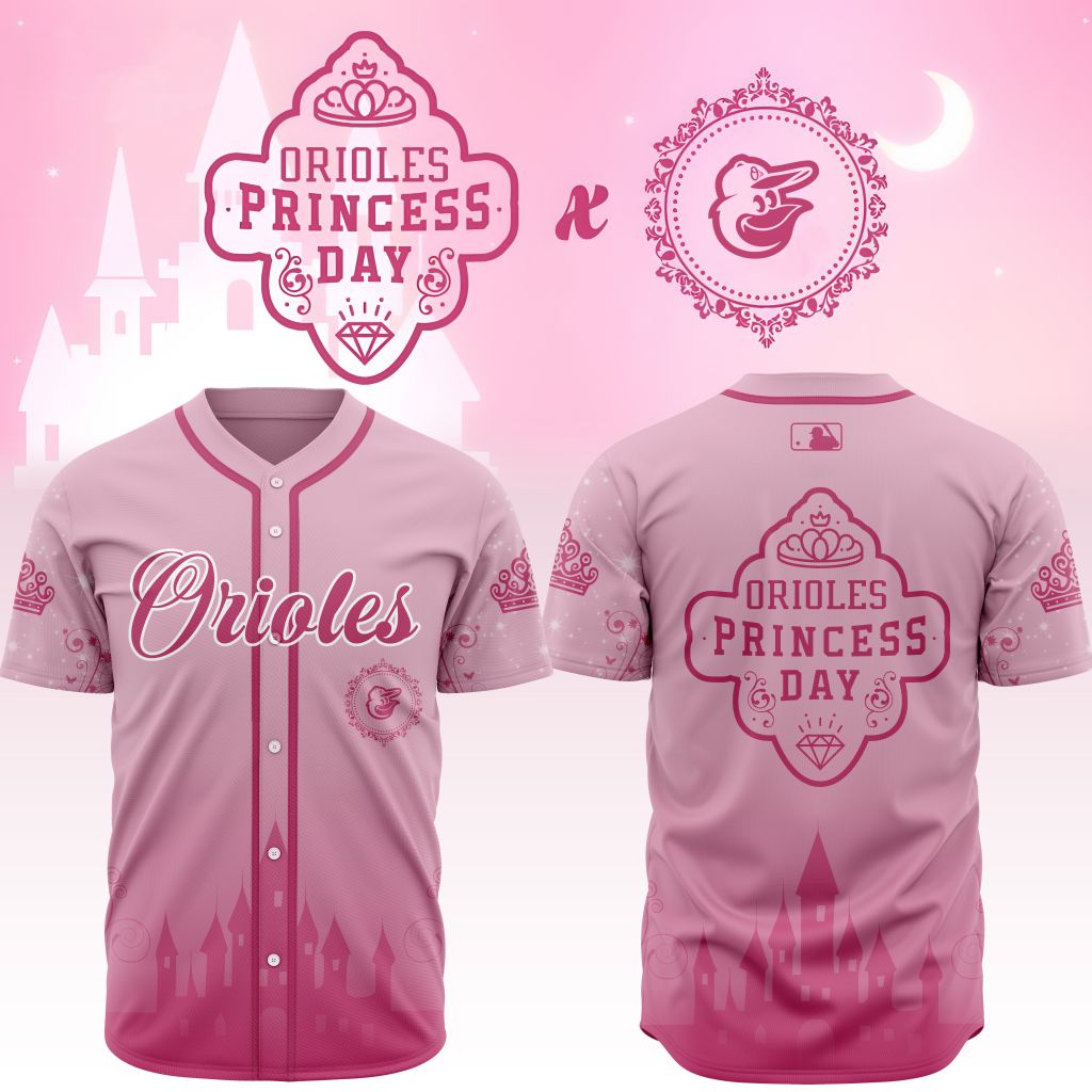 Premium MLB Baltimore Orioles Princess Day Baseball Jersey NMD