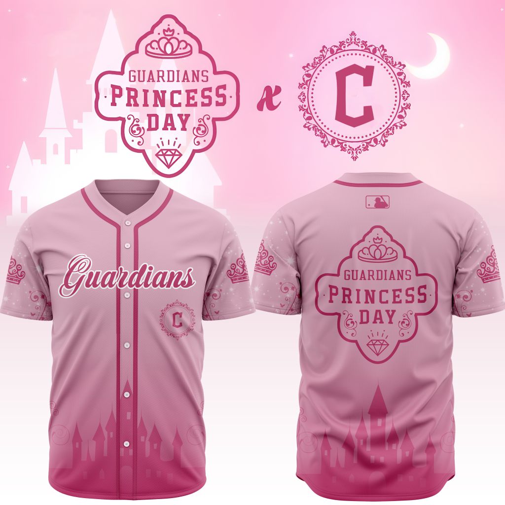 Premium MLB Cleveland Guardians Princess Day Baseball Jersey NMD