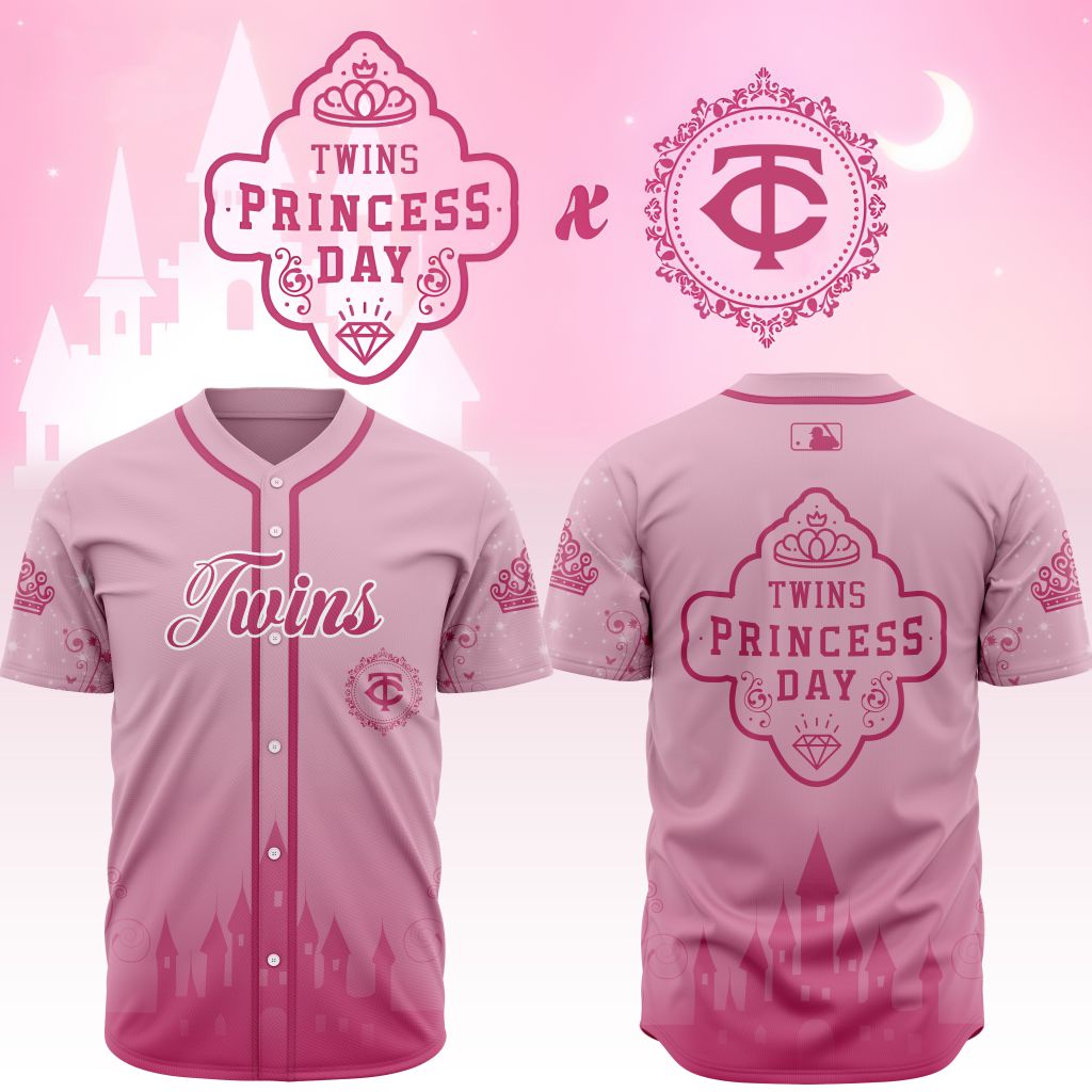 Premium MLB Minnesota Twins Princess Day Baseball Jersey NMD