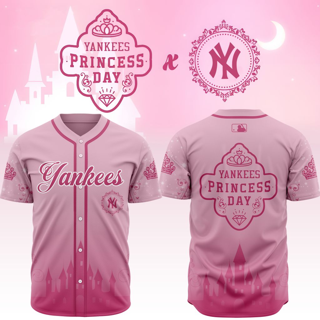 Premium MLB New York Yankees Princess Day Baseball Jersey NMD