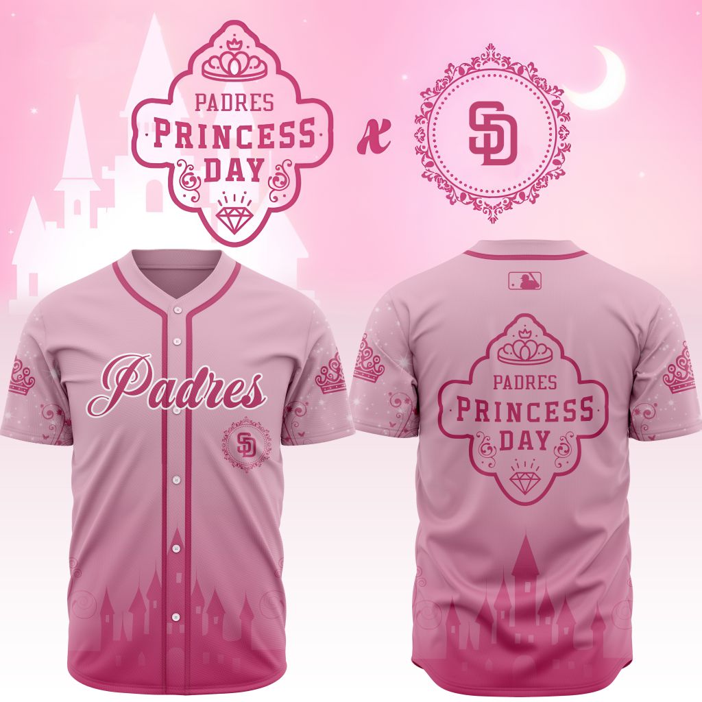 Premium MLB San Diego Padres Princess Day Baseball Jersey NMD
